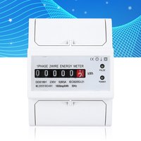 Energy Counter Meter DDS1891 Single Phase 4P Energy Counter Meter High Accuracy Electric Rail Energy Meter Rail Energy Meter
