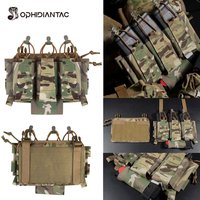 OPHIDIANTAC Elastic 5.56mm triple function pack Double detachable carry tourniquet vest accessory pack bracket panel MOLLE hunt image 4