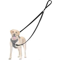 Reflective Two Point Control Dog Leash No Pull Training Lead Soft Padded Handle Comfortable Walking Harness Compatible