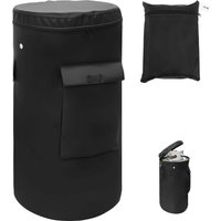 600D Black Oxford Cloth Gas Tank Cover Waterproof Dustproof UV Small Cylinder Propane Protector Outdoor Camping Gear Accessories