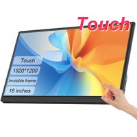 LANLIPU 14/15.6/16inch Touch Portable Monitor 1920*1200 For Cell Phone LaptopG For XBox PS4 /5Switch Computer Extension Display