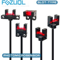 Small U-shaped Micro Photoelectric Sensor 5to24VDC Photomicrosensor Switch NPN PNP NO NC Limit Sensor slot width:6mm GT5