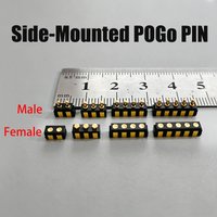 1PC/1Pair SMT Spring-Loaded Side mounted Pogo Pin Connector 2 3 4 5 Pin Position 2.5mm spacing spring pin charging contact