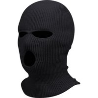 AliExpress NONE Winter Men's Face Mask, Warm Hood, Sports Scarf, Skiing Hat, Three Hole Wool Hat, Outdoor Cycling Knitted Pullover Hat