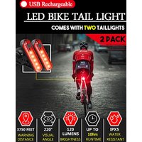 AliExpress NONE Bike Tail Light USB Rechargeable 4 Modes LED Taillights Safety Flashlight Waterproof Cycling Bicycle Rear Light