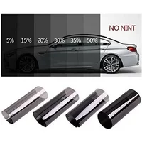 Solar UV Protection Window Film Sticker, Auto Window Tint Film Dark Black Car Foils Tint Film Glass Car