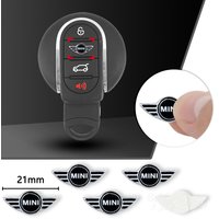 5/10PCS 14mm Car Key Shell Sticker Car Key Remote Fob Decal For Mini Cooper One S JCW F54 F55 F56 F57 F60 R55 R56 R57 R60 R61
