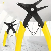 Internal External Dual-Purpose 2-In-1 Spring-Loaded Pliers Snap Ring Mounting And Dismounting Tools Hardware