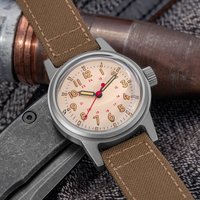 THORN Men Automatic Watch 36MM Pilot Mechanical Wristwatch 100M Waterproof Luminous Sapphire Mirror NH35 Military