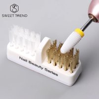 1pc Electric Nail Grinding Head Cleaning Brush Portable Manicure Drills Bits Cleanser Dual Copper Wire Brush Clean Tool Supplies