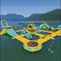 Commercial Inflatable Floating Water Park for Adults Heavy Duty PVC Modular Design for Resort Lake Camping Inflatable Water Park