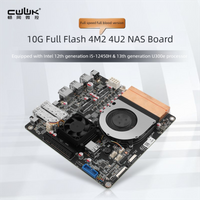 CWWK 12th generation i5-12450H & 13th generation U300e Processon 10G full flash 4M2 4U2 NAS Board
