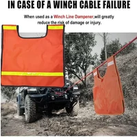 AliExpress NONE Heavy Duty Winch Rope Dampener Blanket Cable Damper with Reflective Strips for Car Off-Road Safety Recovery