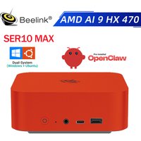 Beelink SER9 Pro SER10 Max Ubuntu Windows 11 OpenClaw Preinstalled AMD Ryzen 7 H255 HX370 HX470 32GB RAM 1TB SSD Wifi6 Gaming PC