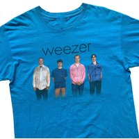 2000s Vintage Weezer Blue Album Gift For Fan Blue All Size Unisex Shirt AC565