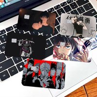 Kaisen Fushiguro Toji Anime 100% Hot Sale Amine Credit Debit Bank Card Bus Card Film Skin Sticker