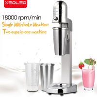 XEOLEO Stainless Steel Milkshaker Commercial Milk Shake Machine  Bubble Tea Stirring 18000rpm Double Speed Mixer Beverage Stirre XEOLEO Stainless Steel Milkshaker Commercial Milk Shake Machine  Bubble Tea Stirring 18000rpm Double Speed Mixer Beverage Stirre