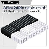 Teucer Cable Comb Computer Power Supply Module Cable Comb Motherboard 24PIN Cable Organizer CPU Graphics Card Cable Clamp