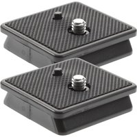 2Pcs Premium ABS Metal Camera Quick Release Plate Tripod Mount Adapter Standard 1 4 Inch Screw Compatible With Most Cameras