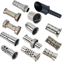Motorcycle Exhaust Muffler Catalyst DB Killer Moveable Silencer Noise Sound Eliminator Race