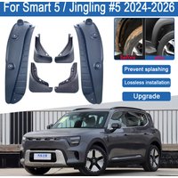 Car Lined Fender For Smart 5 Accessories Jingling #5 2024 2025 2026 Cars Mud Flaps Fenders Guards Mudguards Auto Splash Guard