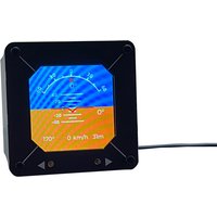 1PCS Automotive Multi-Function Gauge 2.5inch Screen Attitude Indicator Speedometer USB-powered for RC Vehicle DIY Modification