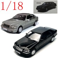 Oferta specjalna: Model samochodu Mercedes Benz S600 w skali 1/18, odlewany z metalu, zabawka dla chłopców, oryginalne opakowanie.