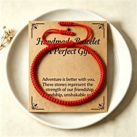 20 Colors Handmade Lucky Red Thread Bracelet for Men Tibetan Buddhist Adjustable Woven Knots Prayer Charm Jewelry Love Wristband