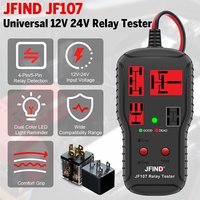 Newest JFIND Relay Tester 12V 24V Universal Electronic Test Car Relay Tester Diagnostic Tools Automotive Accessories