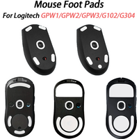 Replacement Mouse Feet White Rounded Curved Edges Mice Feet sticker Mouse Skates Glide Feet Pads for GPW 1/2/3 G102 G304
