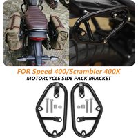 Pannier Support Rack For Scrambler 400X Speed 400 Speed400 Motorcycle Side Luggage Carrier Rail Bracket Cargo Shelf Kit