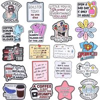 Positive Quotes Enamel Pins Enjoy Every Moment Rainbow Flower Warm Reminder Healing Phrases Brooches Lapel Badge Jewelry Gifts