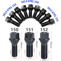 4/5Pcs Wheel Nut Stud Bolt 36136781150 36136781151 36136781152 For BMW E70 E70N E71 F20 F21 F22 F45 F30 F31 F34 F35 F80 F32 F33