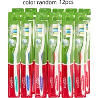 Colgate Household Manual Toothbrush Medium Bristle Fit Sensitive Teeth Gum Daily Oral Hygiene Random Colors