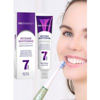 120g MSDRWIKEY 7Pro Purple Probiotic Whitening Toothpaste,Mint Flavor Deep Clean Oral Remove Yellow Stain Freshen Breath
