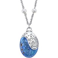 Anime Moana Cosplay Necklace Openable Enamel Choker Beads Decoration Metal Chain Unisex Adult Hip Hop Party Prop