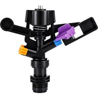 1/2" Male Thread Rotary Rocker Sprinkler Garden Lawn Flower Watering Nozzle Agricultural Greenhouse Park Farm Irrigation Sprayer