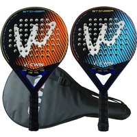 New 50% Carbon Fiber Padel Racket with EVA Elastic Memory Foam Core | Professional Tennis Paddle for Training & Competition