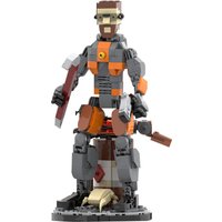 MOC Half-Life 2 Gordon Freeman Building Blocks Model Popular Games Character Model DIY Bricks Assemble Toys Kids Birthday Gifts
