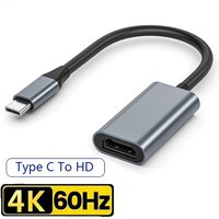4K 30Hz USB C to HDTV Cable Adapter 2K USB Type C Male to HDTV Female Converter Cable For Phone MacBook iPad Laptop Accessories
