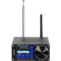V4.2 ATS25 Pro+ AIR 118M-135.975Mhz Bluetooth full band radio receiver FM SW SSB MW LW SI5351 mixer receiver Replace ATS-25