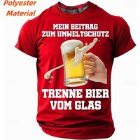 3D Printed Beer Toast T Shirt For Men Funny Colorful Pattern T-Shirts Summer Round Neck Kids Short Sleeve Tees Fashion Tops
