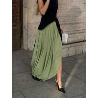 2026 Spring/Summer Collection New Design Sensation Chiffon Half Skirt Temperament Hanging Half Skirt