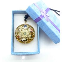 Crystals Energy Generator Orgone Pendant Necklace Healing Reiki Chakra Generato Gift