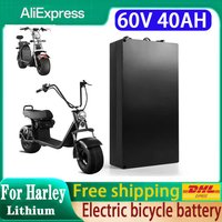 Für Harley Zweirad-Elektromotorrad Batterie 60V 20Ah 30Ah 40AH 18650 Lithium-Batterien Wasserdicht Faltbarer Roller
