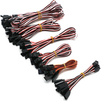 10pcs 100mm/150mm/200mm/300mm/500mm RC Servo Extension Cord Cable Wire Lead JR For Rc Helicopter Rc Drone