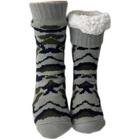 Chaussettes d'hiver pour hommes, léopard thermique, courtes et chaudes, en velours, douces, antidérapantes, moelleuses, chaussettes pelucheuses, Camouflage, cadeau, nouveauté 2023