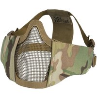OneTigris 4.5" Foldable Half Face Mesh Mask Military Style Comfortable Adjustable Tactical Lower Face Protective Mask