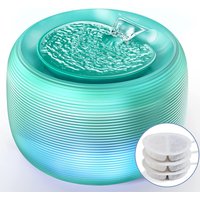 Smart Ultra Quiet Waterfall 2.5L Cat Water Dispenser with Smart Pump Pet Water Fountain for Cats and Dogs Built-in LED Light
