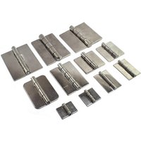 2Pcs Thickened 304 Stainless Steel Non-Porous Welded Hinge Heavy Duty Industrial Grade for Durability And Strength